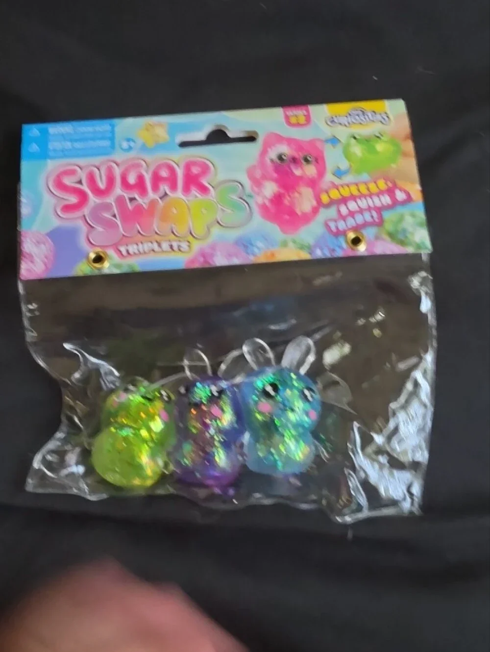 Assorted Squishy Sensory Toys - Pink, Purple, Blue, Green